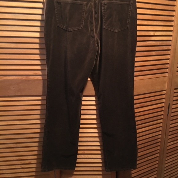 Lauren Ralph Lauren Brown Velour Jeans - Picture 7 of 8